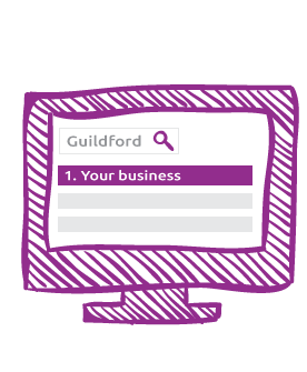 Ranking results example for guildford seo clients
