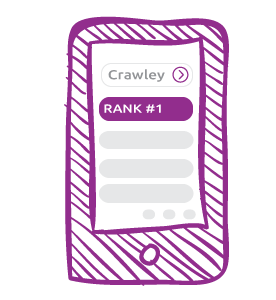 Ranking Image for Crawley SEO Services
